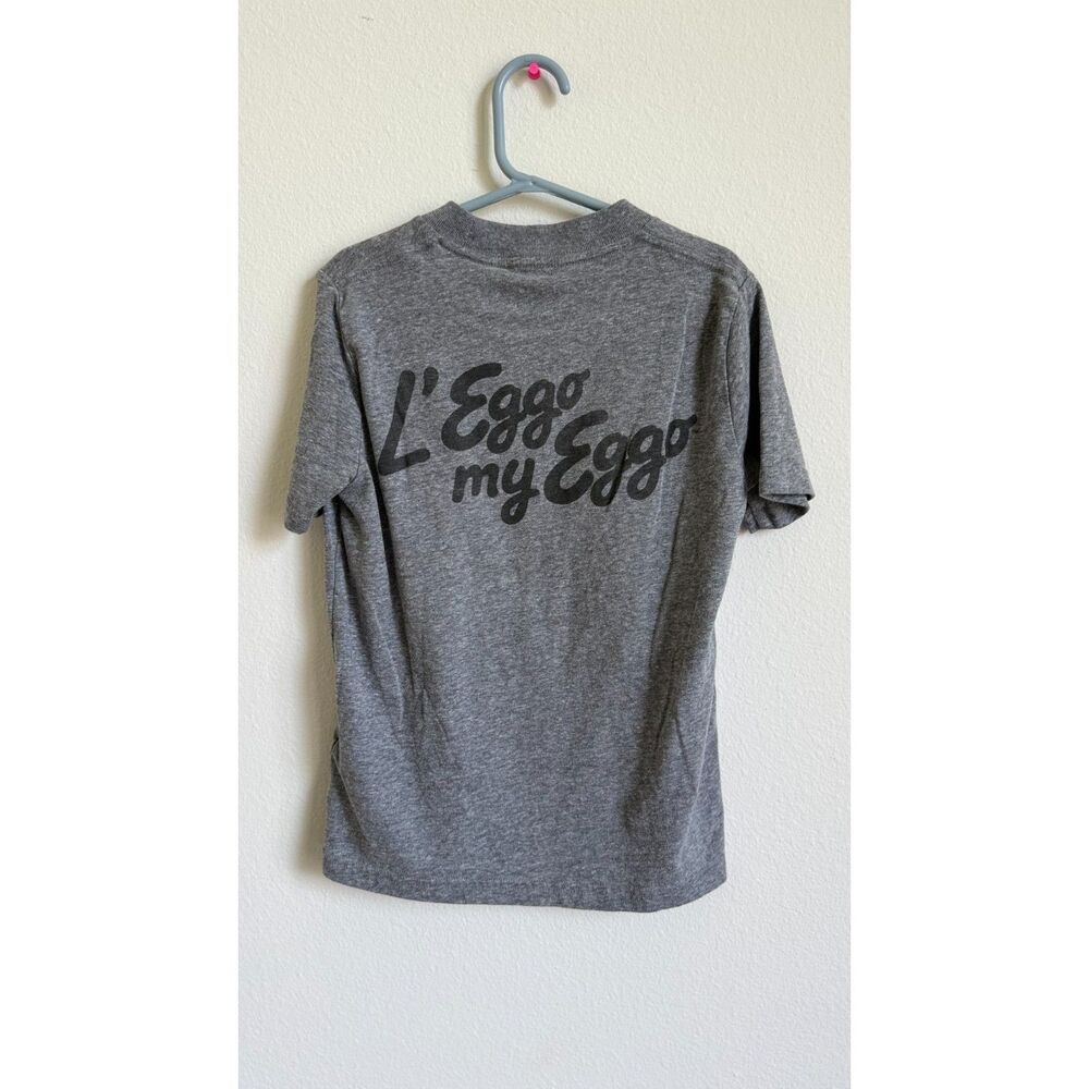 Abercrombie Kids Kellogg’s Eggo Waffle Graphic T Shirt Boys 7/8 Gray